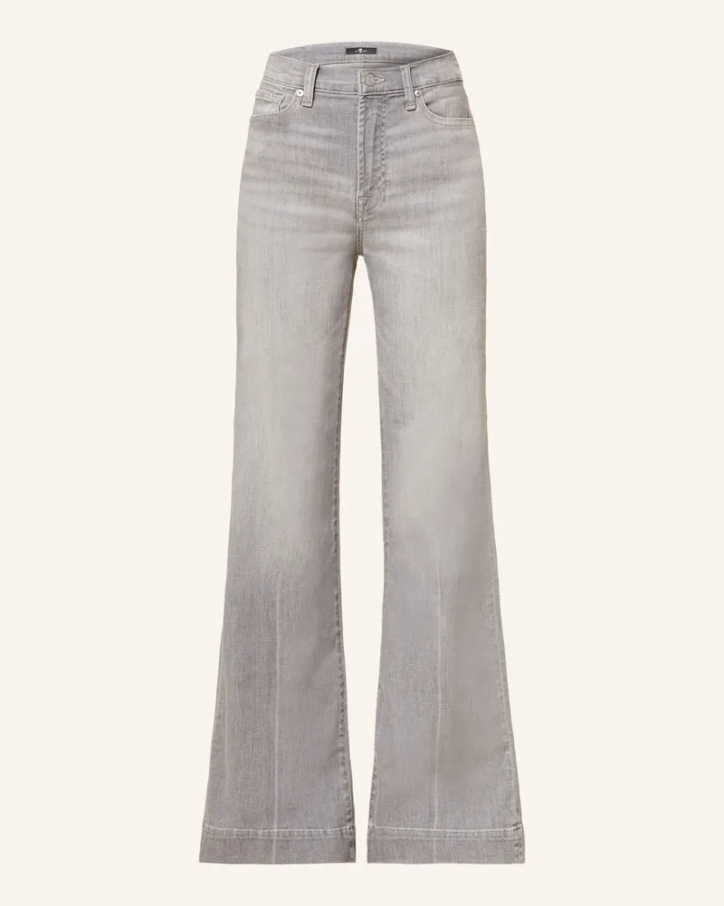 7 for all mankind Flared Jeans MODERN DOJO PHANTOM Hellgrau