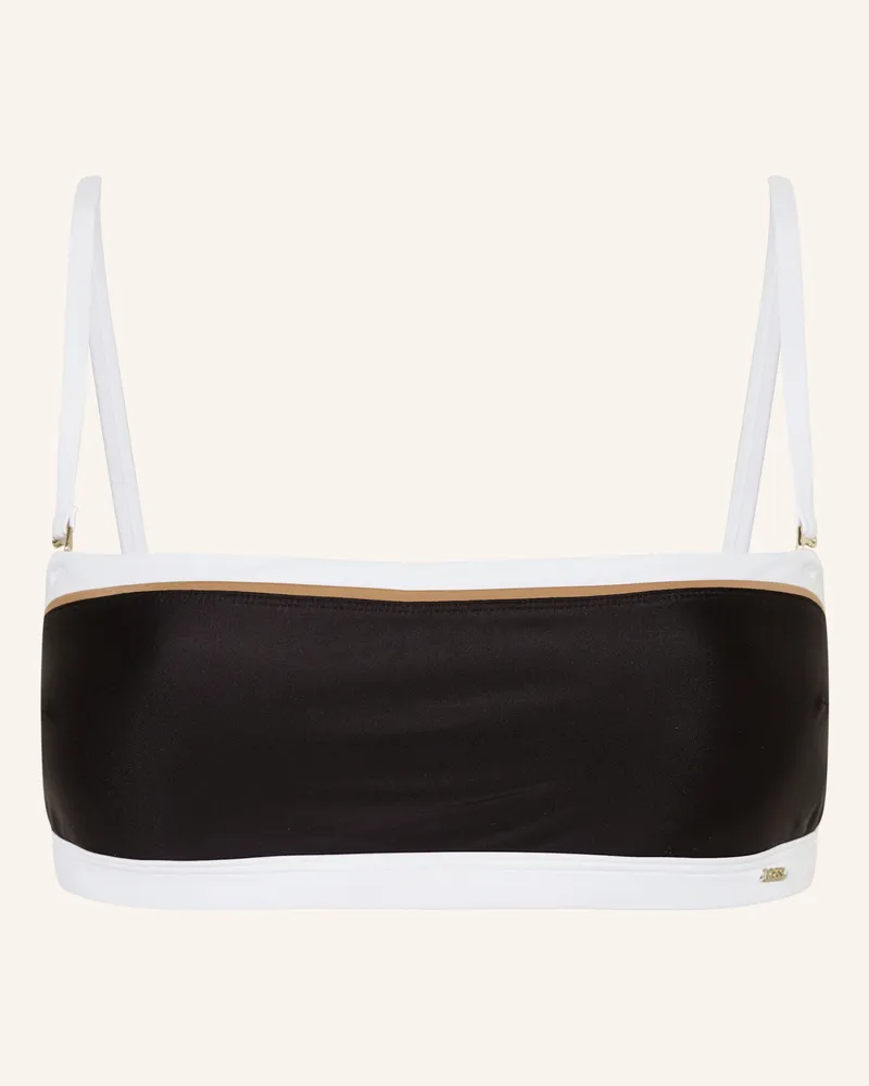 HUGO BOSS Bandeau-Bikini-Top BOSS CODES Schwarz