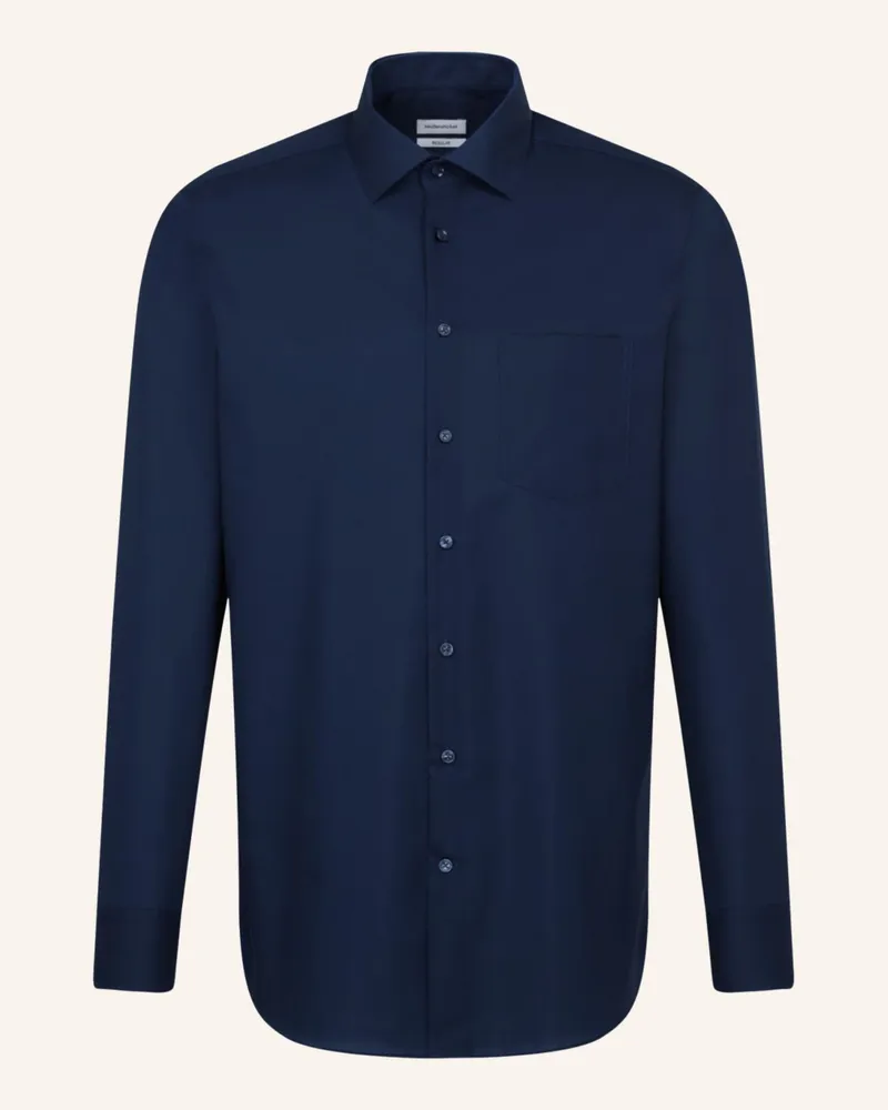 Seidensticker Business Hemd Regular Fit blau Dunkelblau