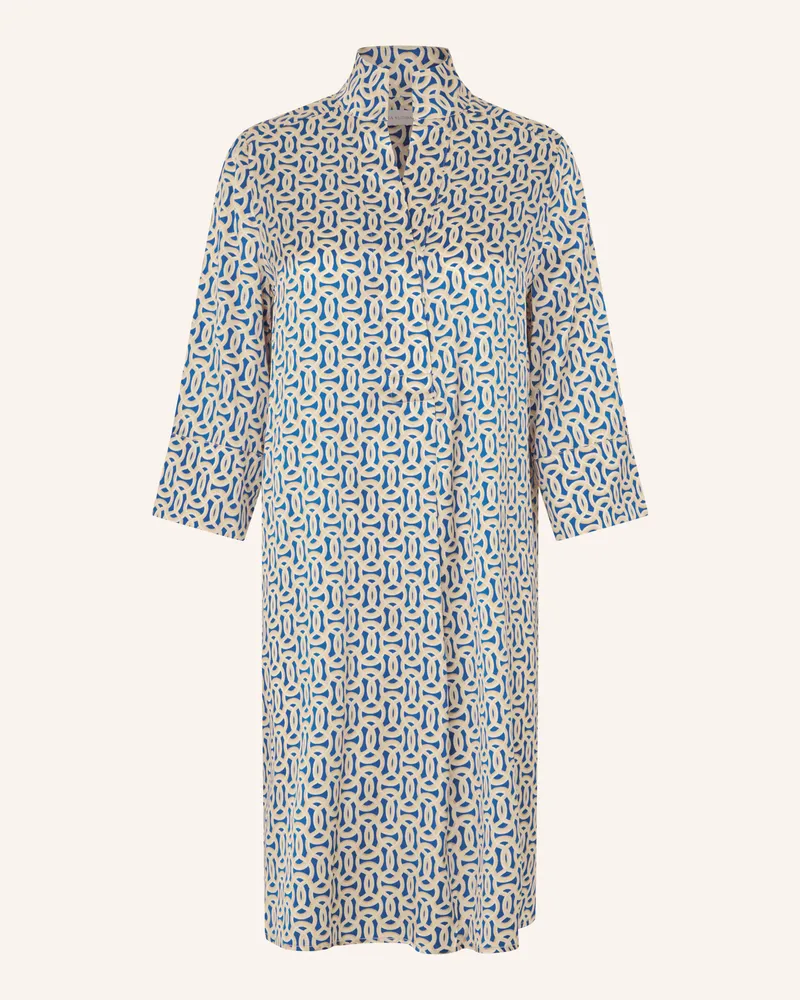 Kudibal Seidenkleid Kamillesdea Mit 3/4-Arm blau Blau