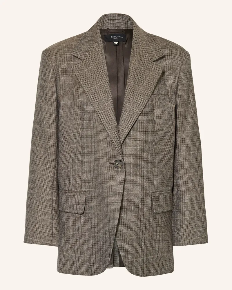 Max Mara Oversized-Blazer Magma braun Dunkelbraun