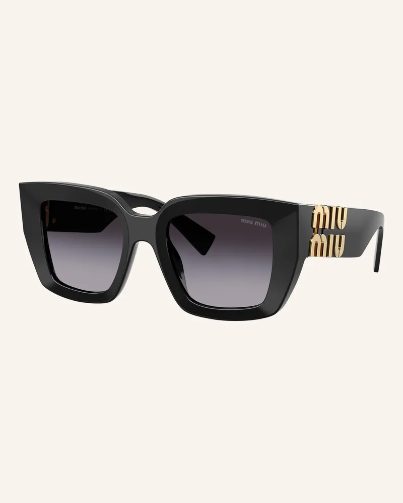 Miu Miu Sonnenbrille Mu b05s schwarz Schwarz