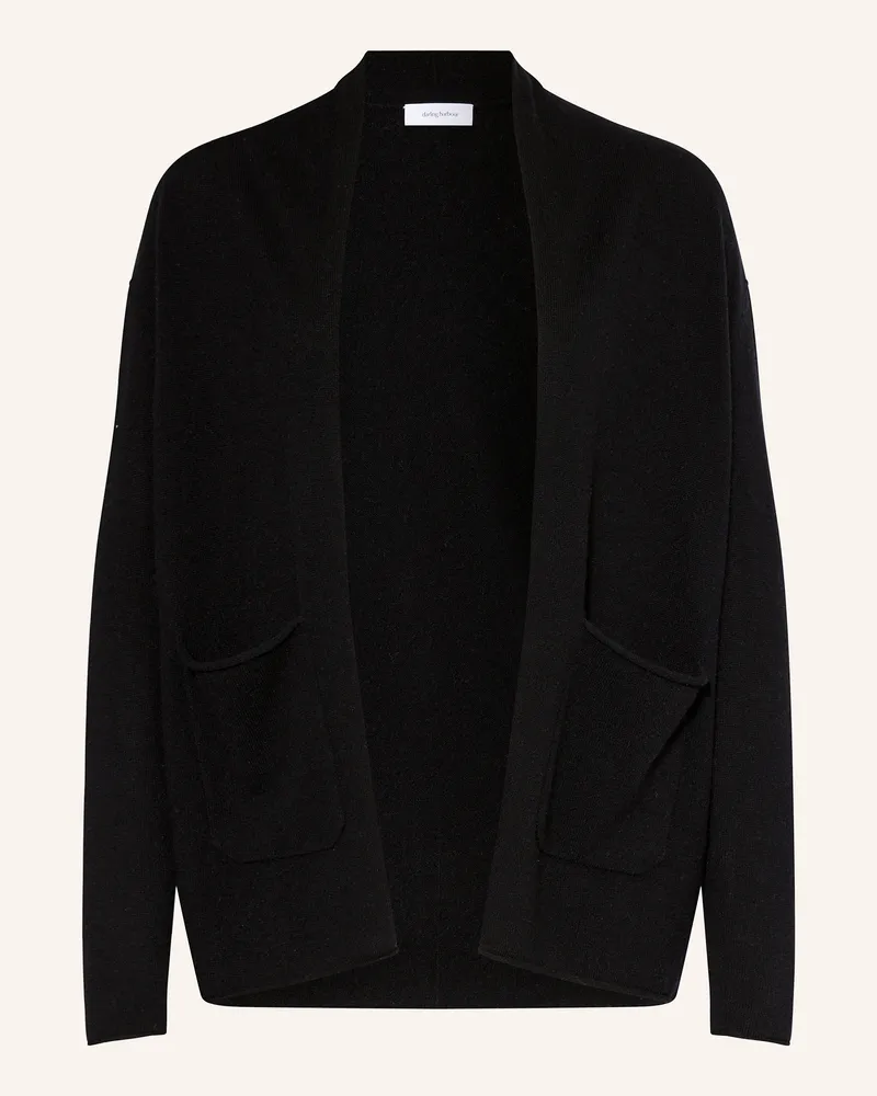 Darling Harbour Strickhülle aus Cashmere Schwarz