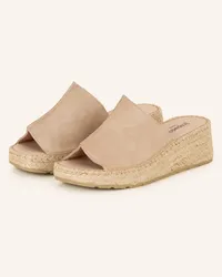 Espadrij Plateau-Mules - BEIGE Beige