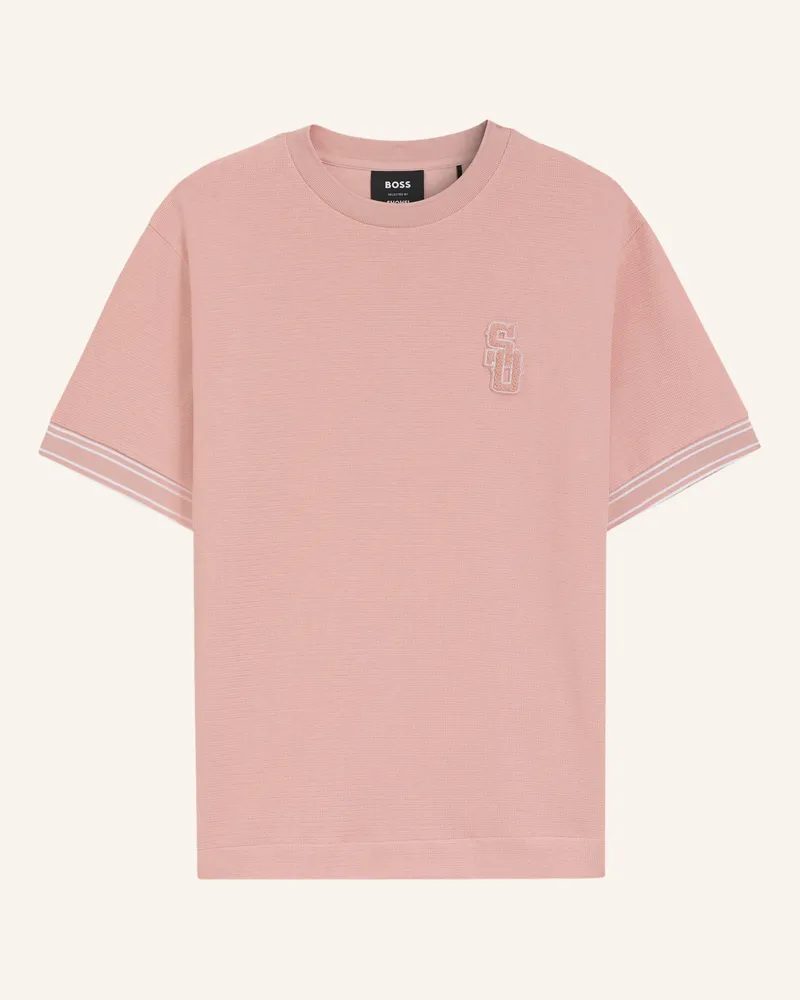 HUGO BOSS T-Shirt C-TIGERMAN 50_SO Regular Fit BOSS X SHOHEI OHTANI Hellrosa