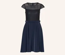 Cocktailkleid im Materialmix