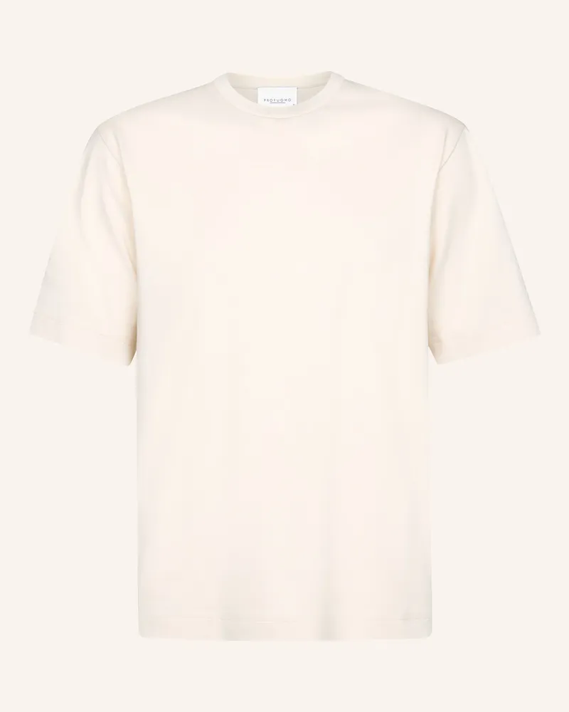 Profuomo T-Shirt kurzarm Weiss