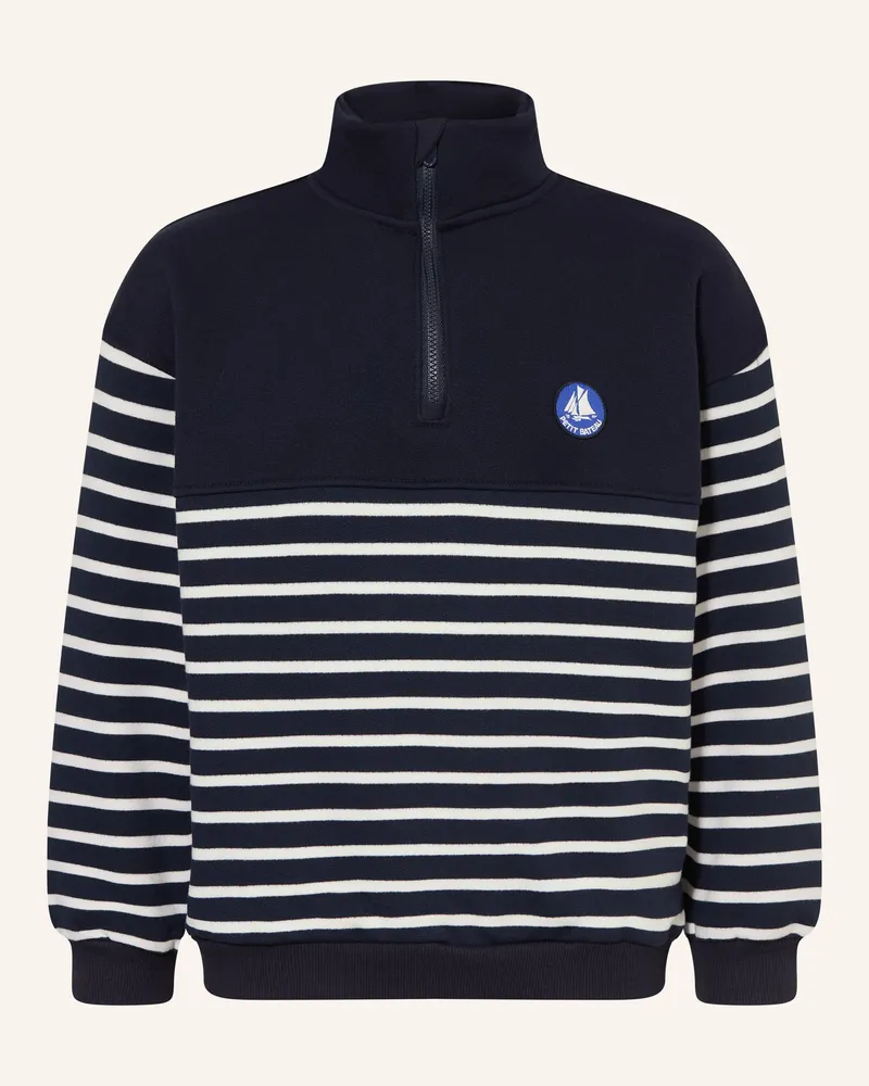 Petit Bateau Sweatshirt blau Dunkelblau