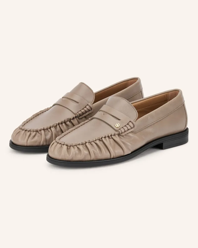 HUGO BOSS Penny-Loafer Lycia braun Taupe