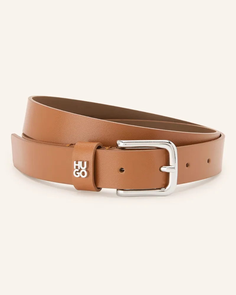 HUGO BOSS Ledergürtel Tina braun Cognac