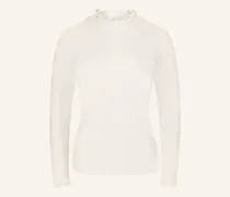 Longsleeve Mit Rüschen beige