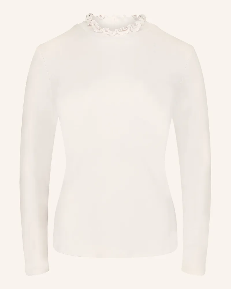 Cartoon Longsleeve Mit Rüschen beige Ecru