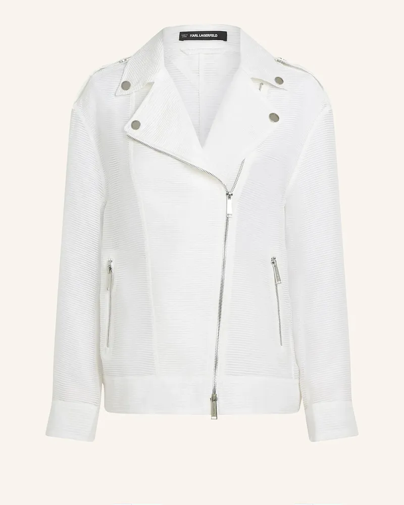 Karl Lagerfeld Jacke Weiss