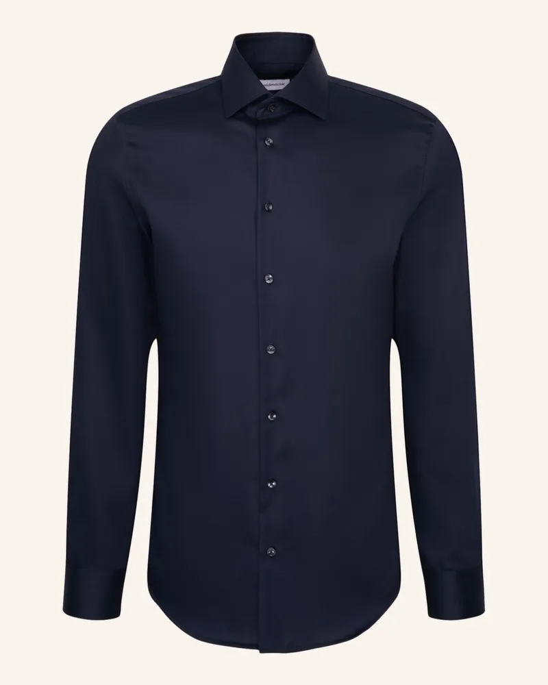 Seidensticker Business Hemd Slim Fit blau Dunkelblau