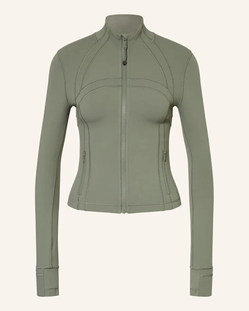 LULULEMON Trainingsjacke Define Cropped gruen Oliv