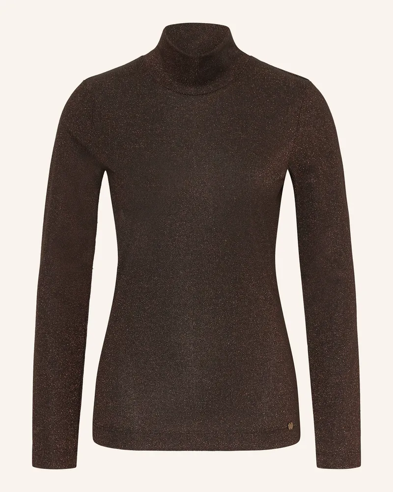 Marc Cain Longsleeve Mit Glitzergarn gruen 639