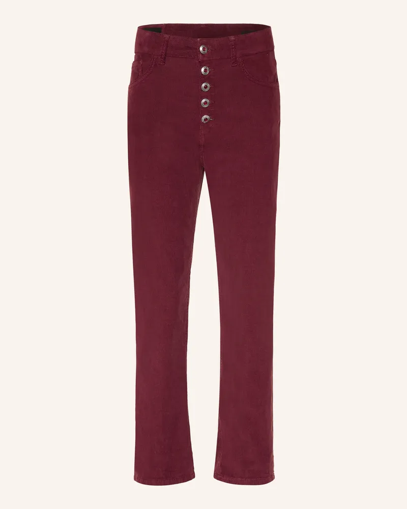 Dondup 7/8-Chino Koons Aus Cord rot Dunkelrot