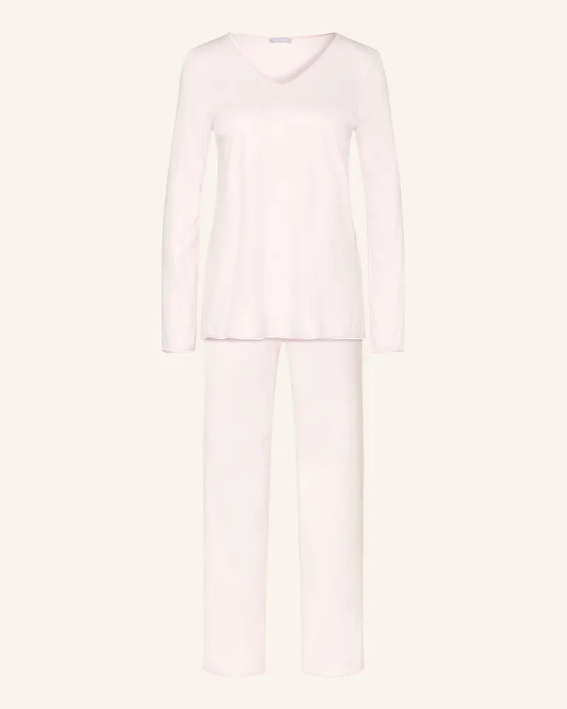Hanro Schlafanzug Cotton Silk rosa Hellrosa