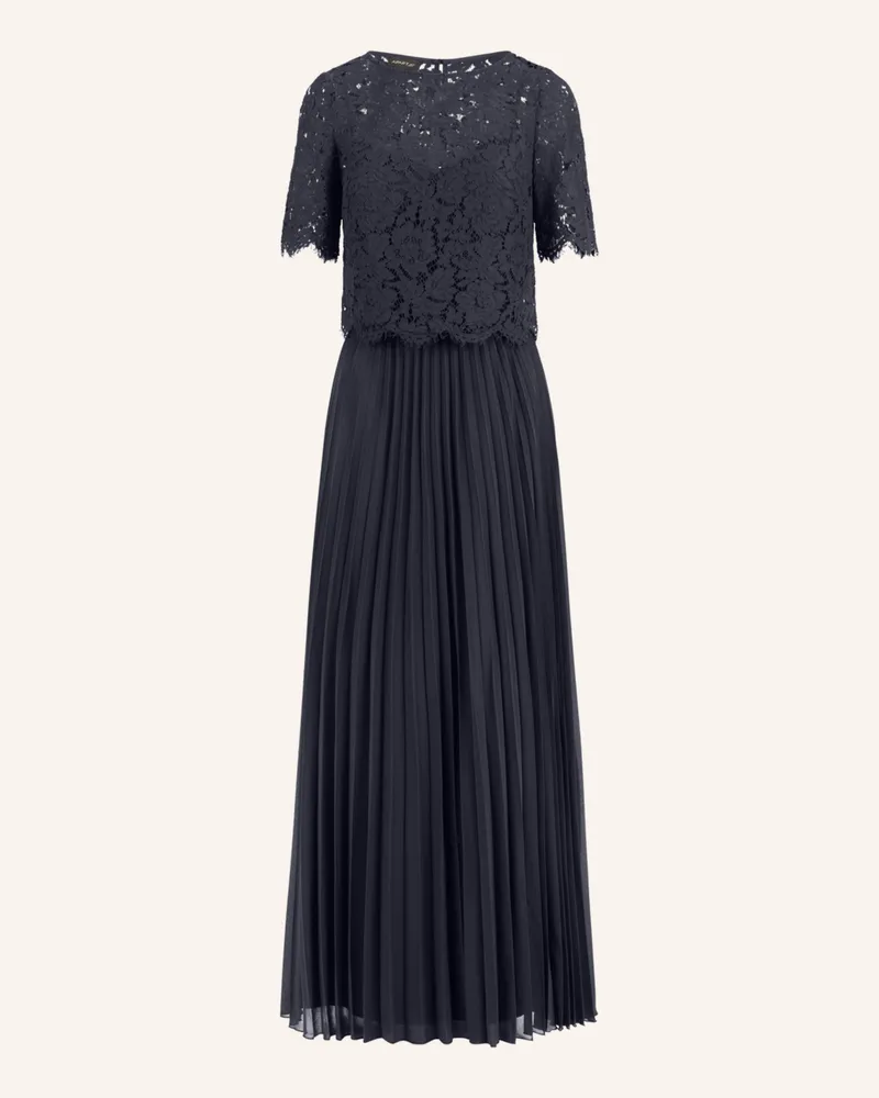 Apart Abendkleid mit Spitzenjacke Dunkelblau