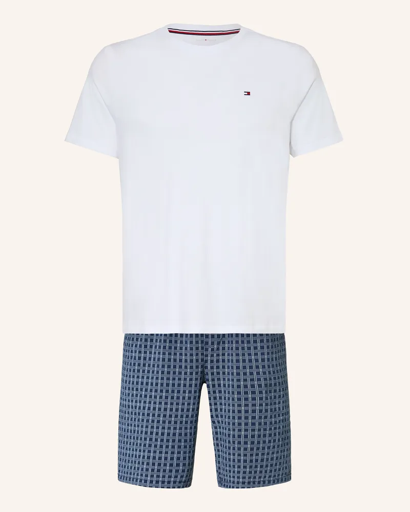 Tommy Hilfiger Shorty-Schlafanzug weiss Weiss