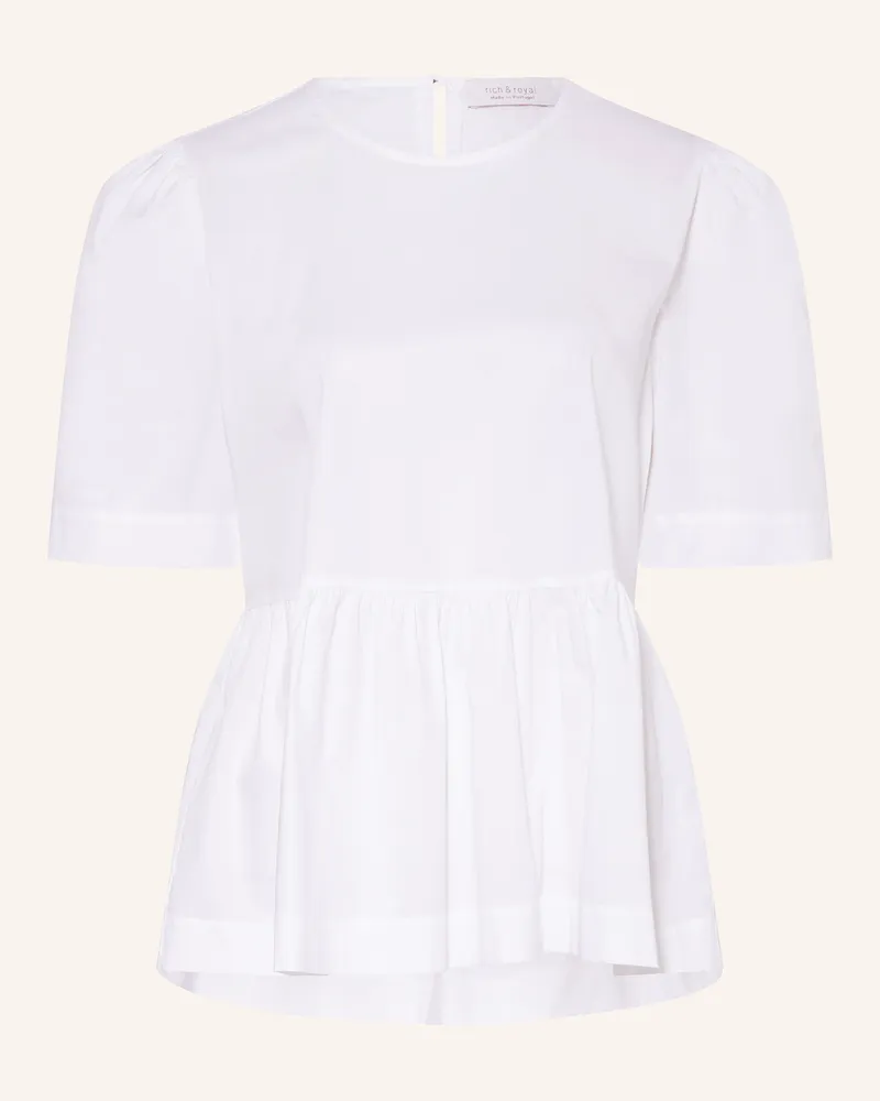 Rich&Royal Blusenshirt Weiss