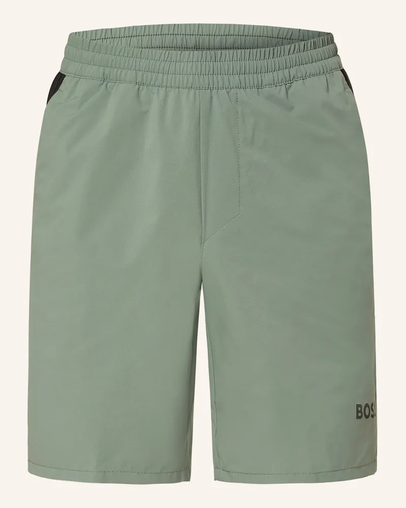 HUGO BOSS Tennisshorts T-Match braun Grün
