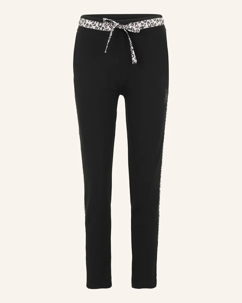 Frogbox Hose im Jogging-Stil Schwarz