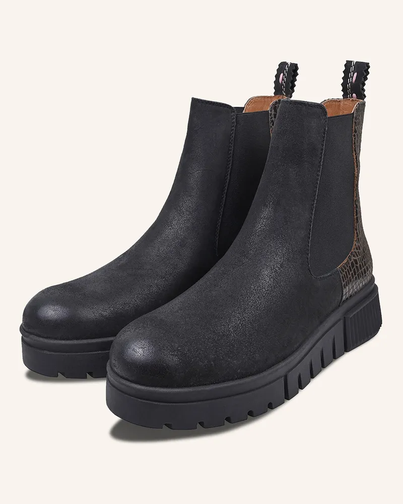 CRICKIT Chelsea-Boots Naelle schwarz Schwarz