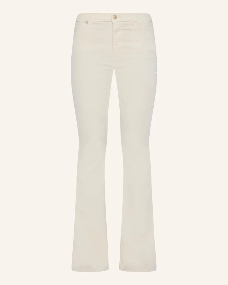7 for all mankind Pants HW ALI Flare Fit Weiss