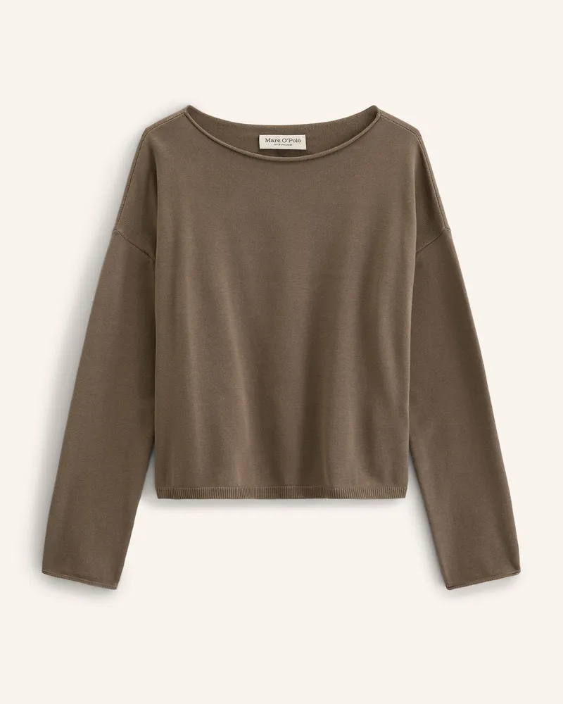 Marc O'Polo Feinstrickpullover braun Braun