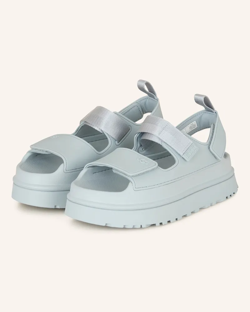 UGG Plateau-Sandalen Goldenglow blau Hellblau