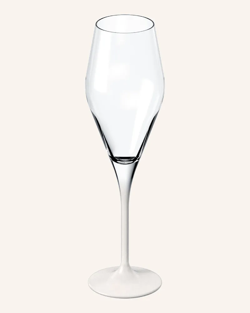 Villeroy & Boch Champagnerglas, Set 4tlg. MANUFACTURE ROCK BLANC Weiss