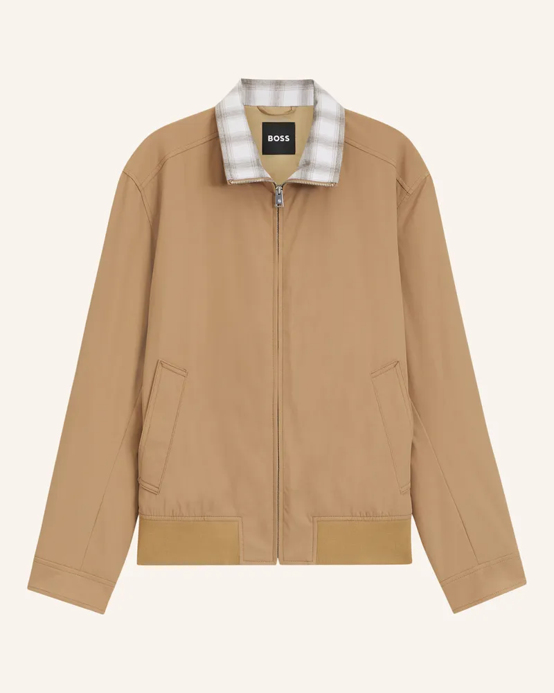 HUGO BOSS Jacke C-Cevor Regular Fit beige Beige