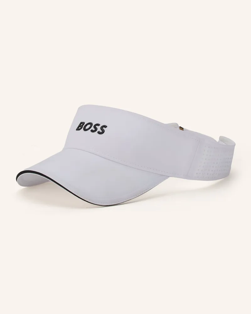 HUGO BOSS Visor-Cap QUILL-TENNIS-ON-COURT Weiss