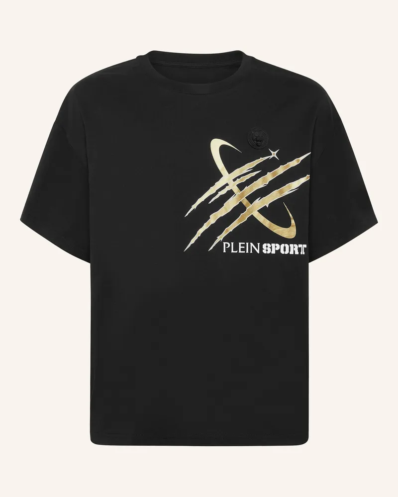 Philipp Plein Plein Sport T-Shirt Rundhalsausschnitt Ss Scratch schwarz Schwarz