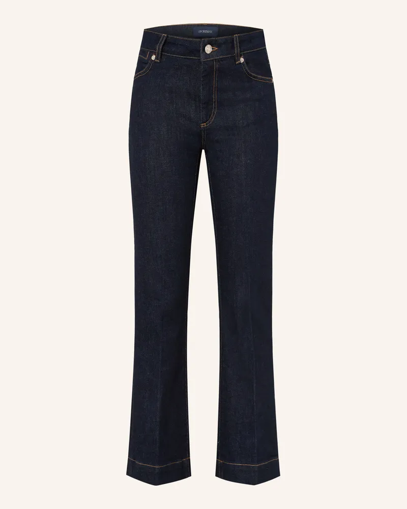 SPORTMAX Flared Jeans Record blau 001