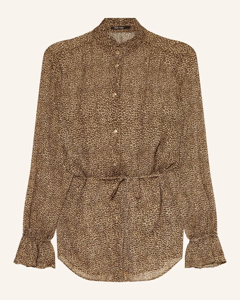 MARC AUREL Bluse mit Glitzergarn Schwarz