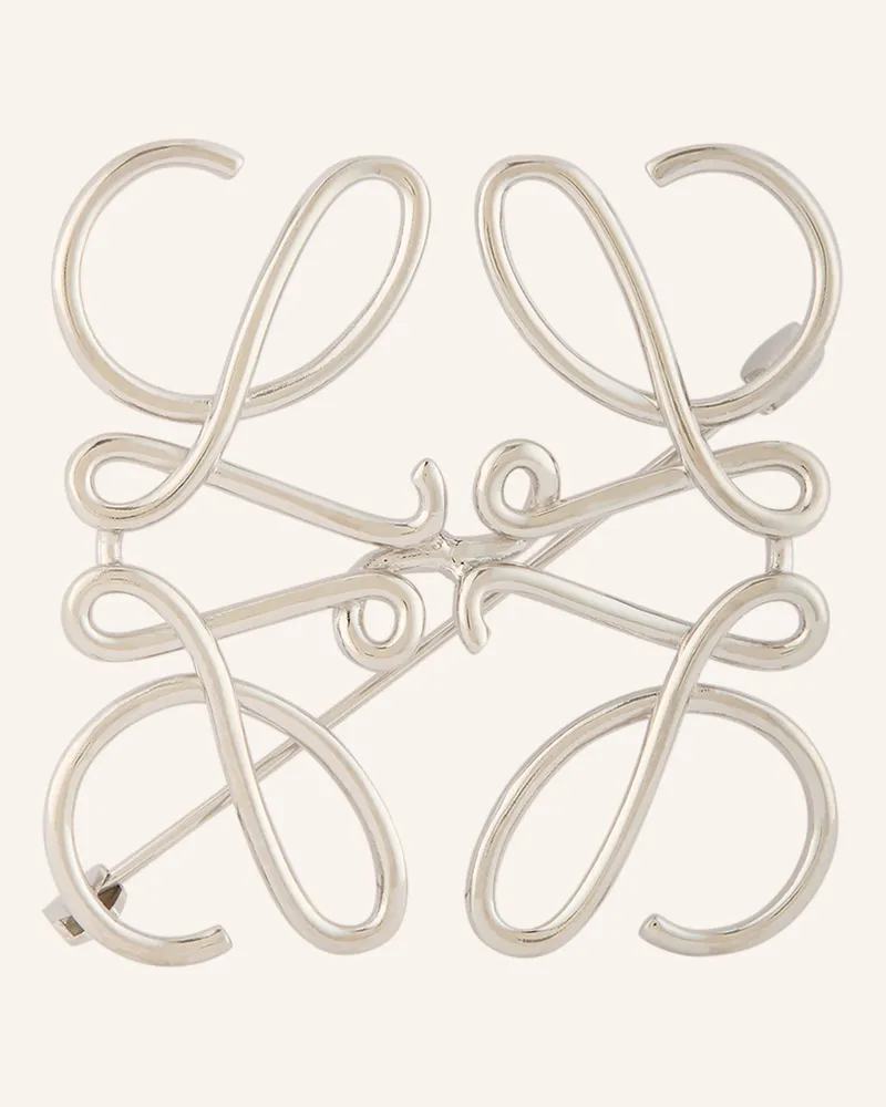 Loewe Brosche ANAGRAM Silber