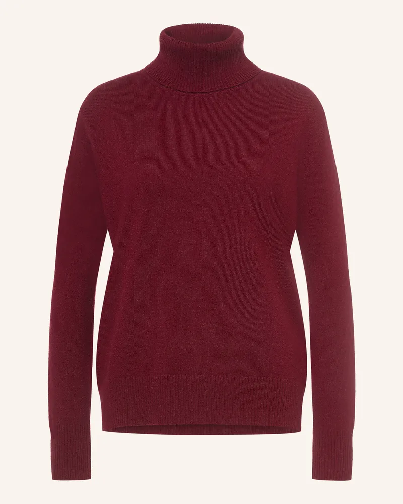 Rosemunde Rollkragenpullover Laica Mit Cashmere rot Dunkelrot