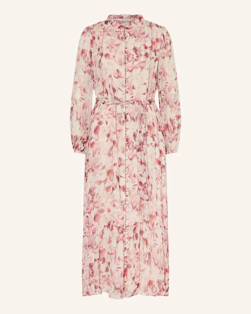 Mrs & HUGS Kleid mit Volants Hellrosa