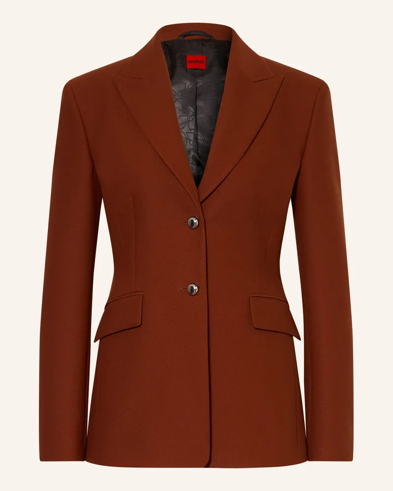HUGO BOSS Piqué-Blazer Asmalla braun Braun