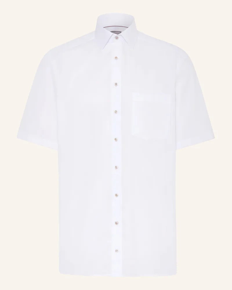 Olymp Kurzarm-Hemd Luxor Comfort Fit weiss Weiss
