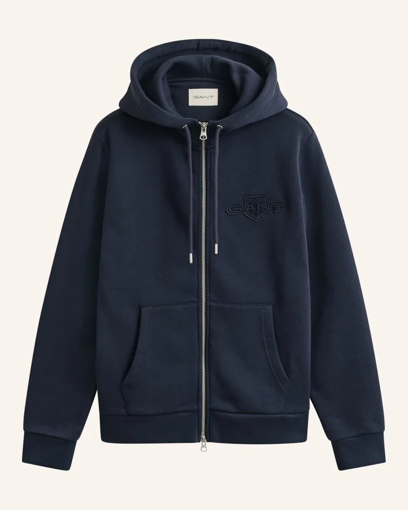 Gant Sweatjacke blau Dunkelblau