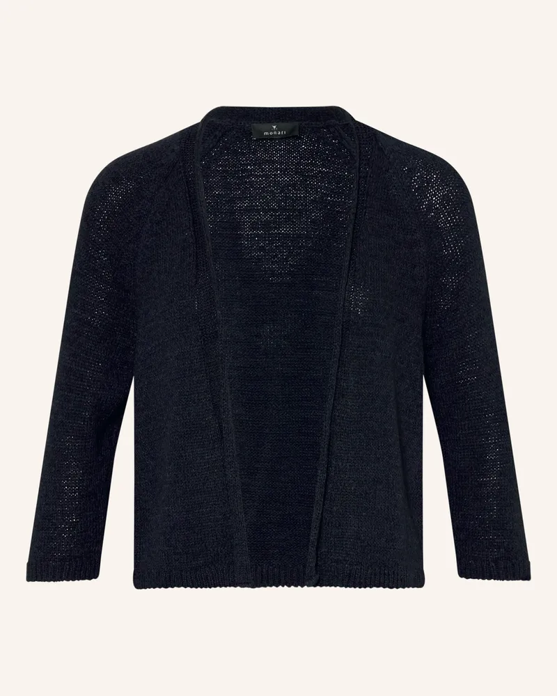 monari Strickhülle Mit 3/4-Arm blau Dunkelblau