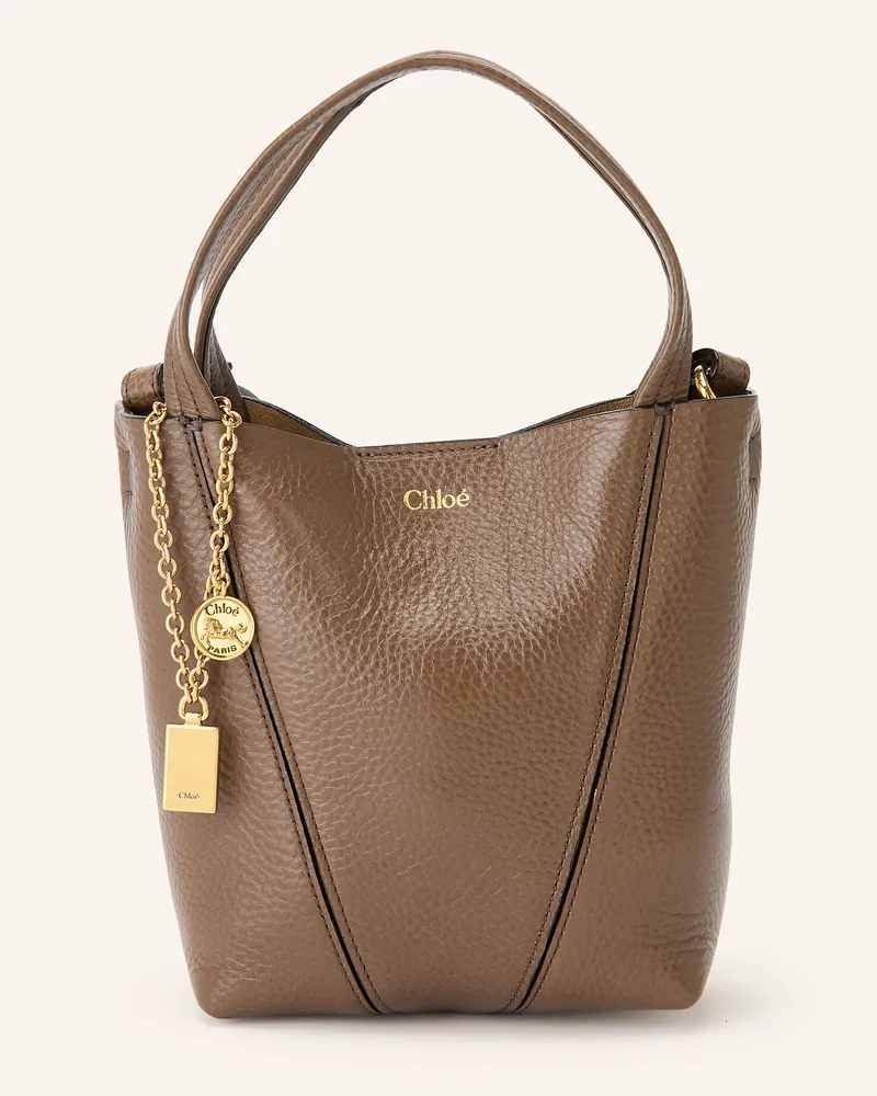 Chloé Umhängetasche Spin braun 20u