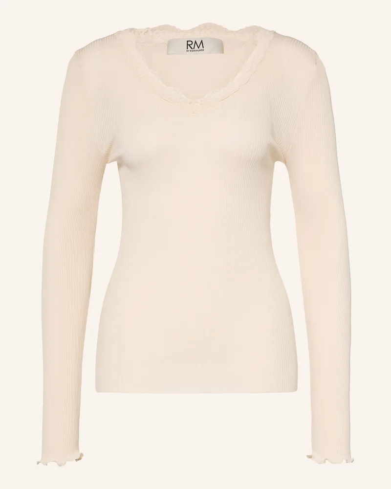 Rosemunde Longsleeve Balta Mit Spitze weiss Creme