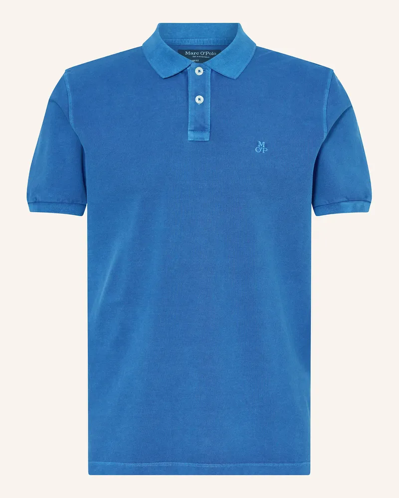 Marc O'Polo Piqué-Poloshirt Regular Fit Blau