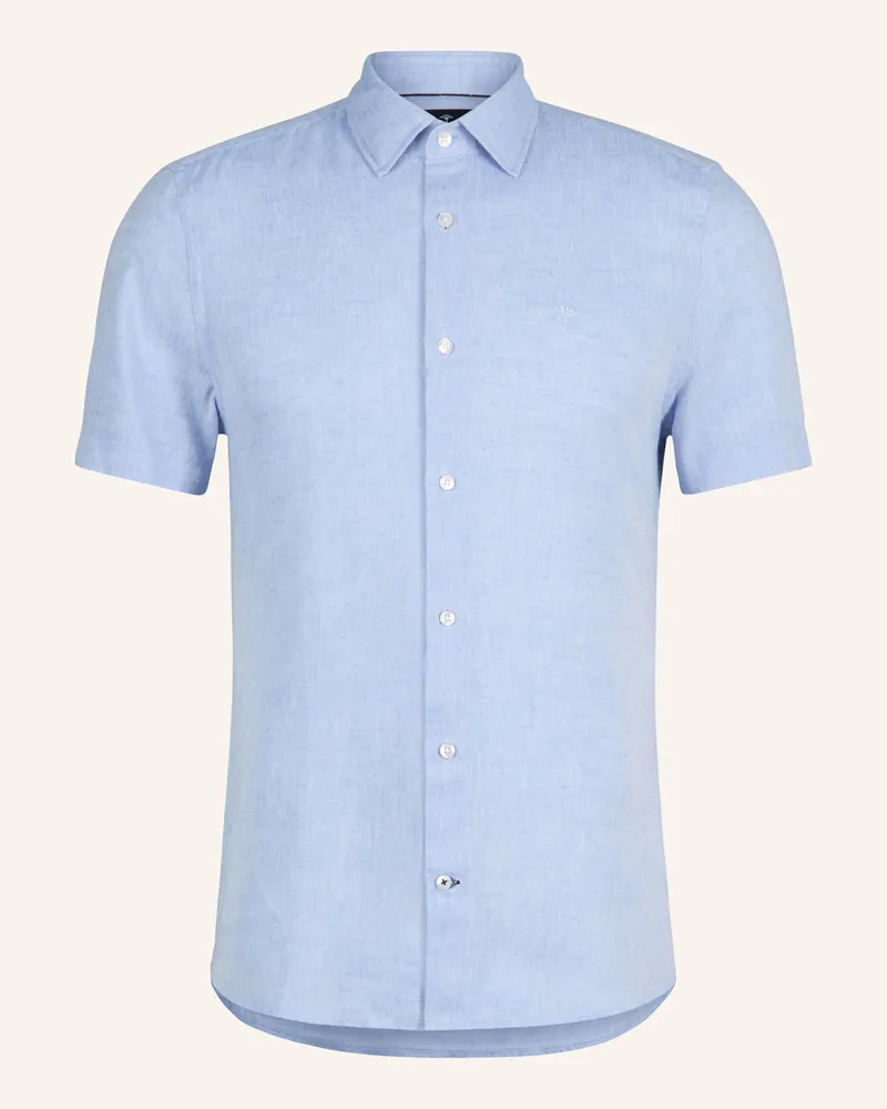 JOOP! Kurzarm-Hemd Slim Fit blau Hellblau