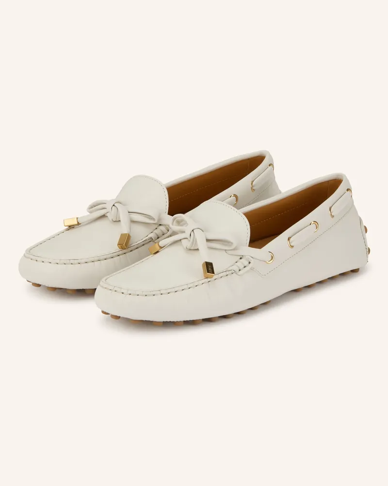 TOD'S Mokassins Gommino weiss Creme