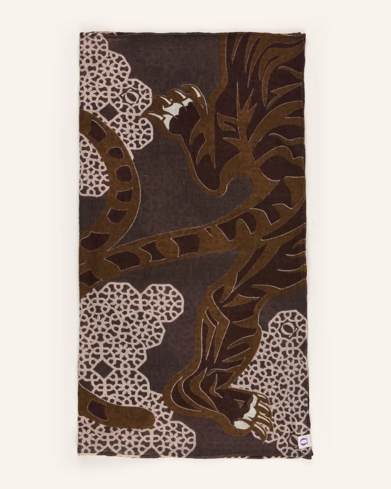 Puschoen Cashmere-Tuch Dunkelgrau